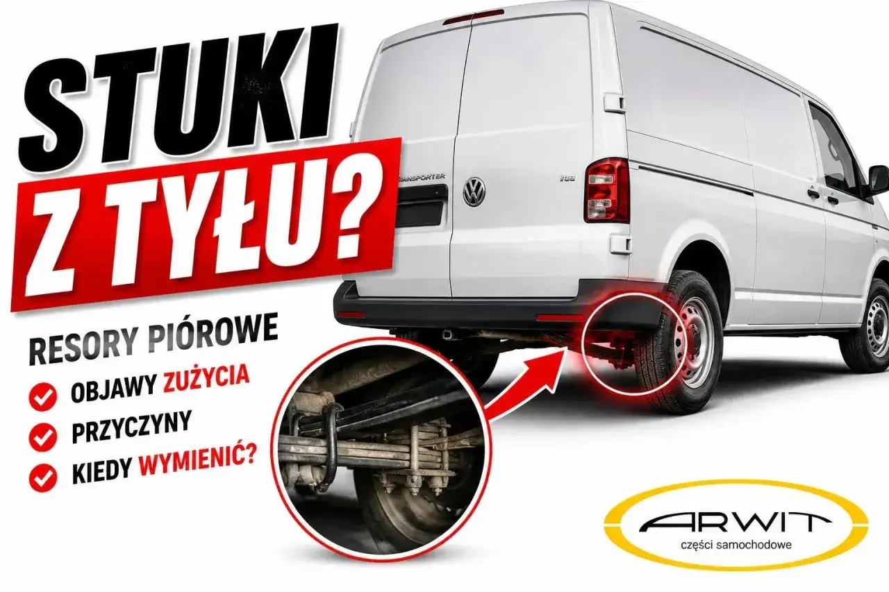 Stuki z tyłu? Sprawdź stan resorów piórowych w swoim busie. Objawy zużycia, przyczyny i kiedy wymienić.