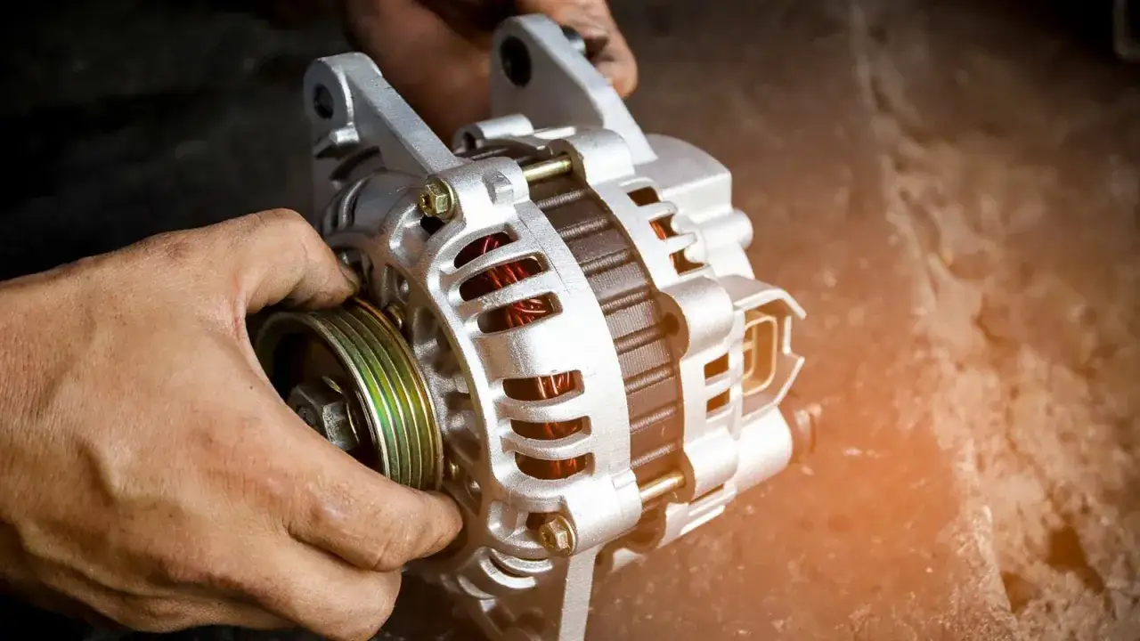 Alternator samochodowy uszkodzony